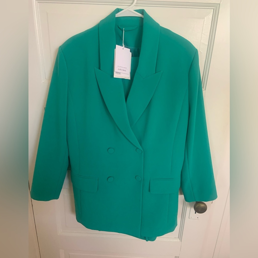& Other Stories Green Blazer